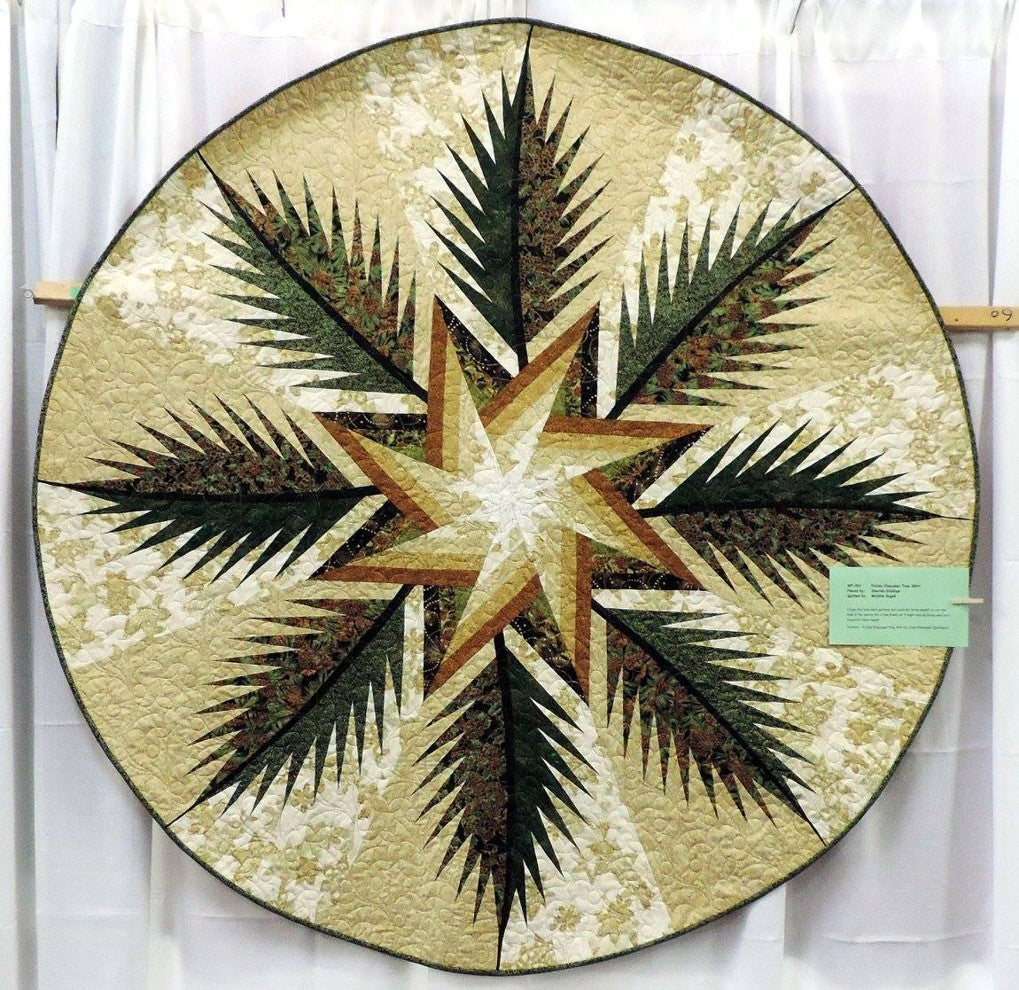 Prickly Pinecones Table Topper or Tree Skirt