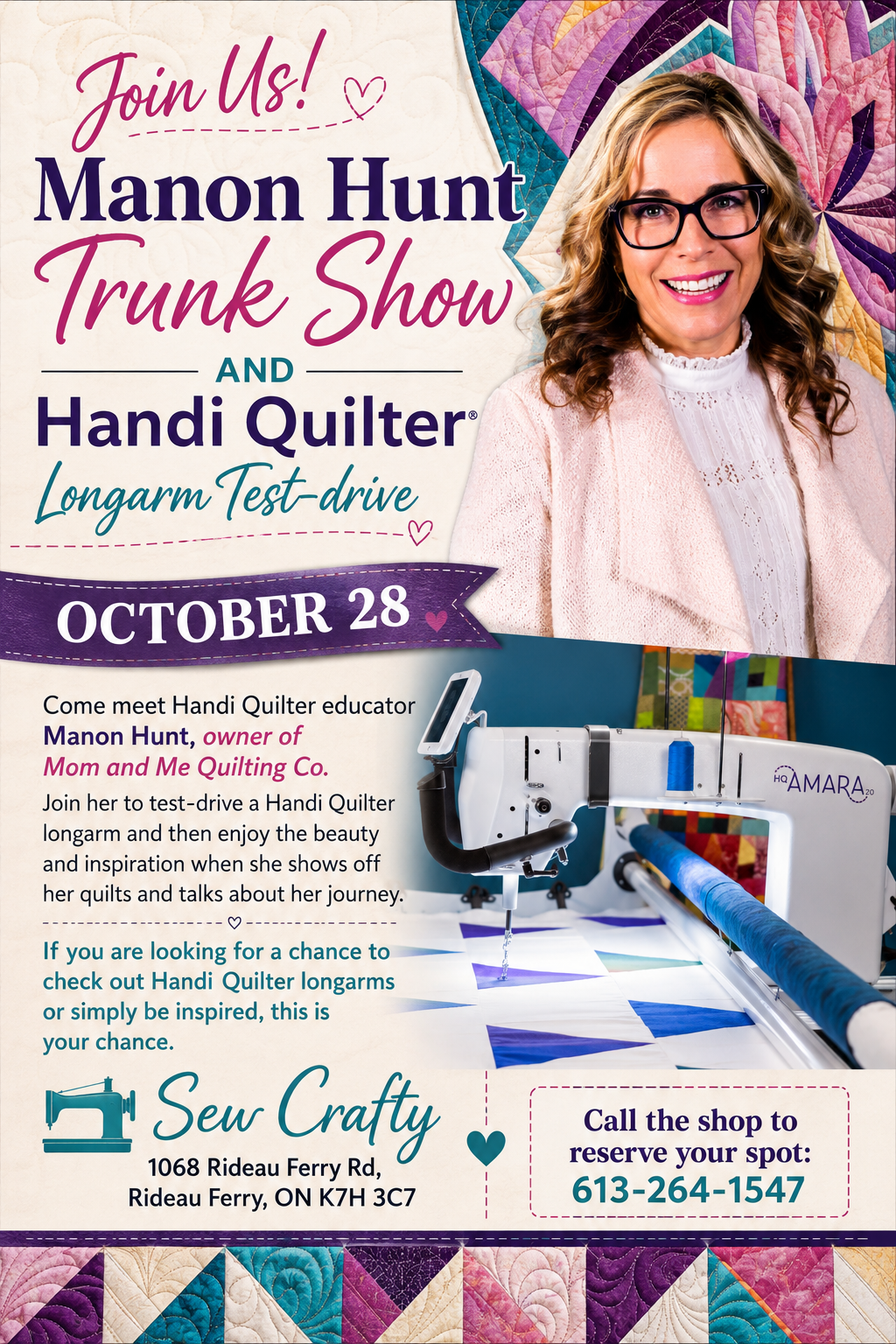 Handi Quilter Trunk Show