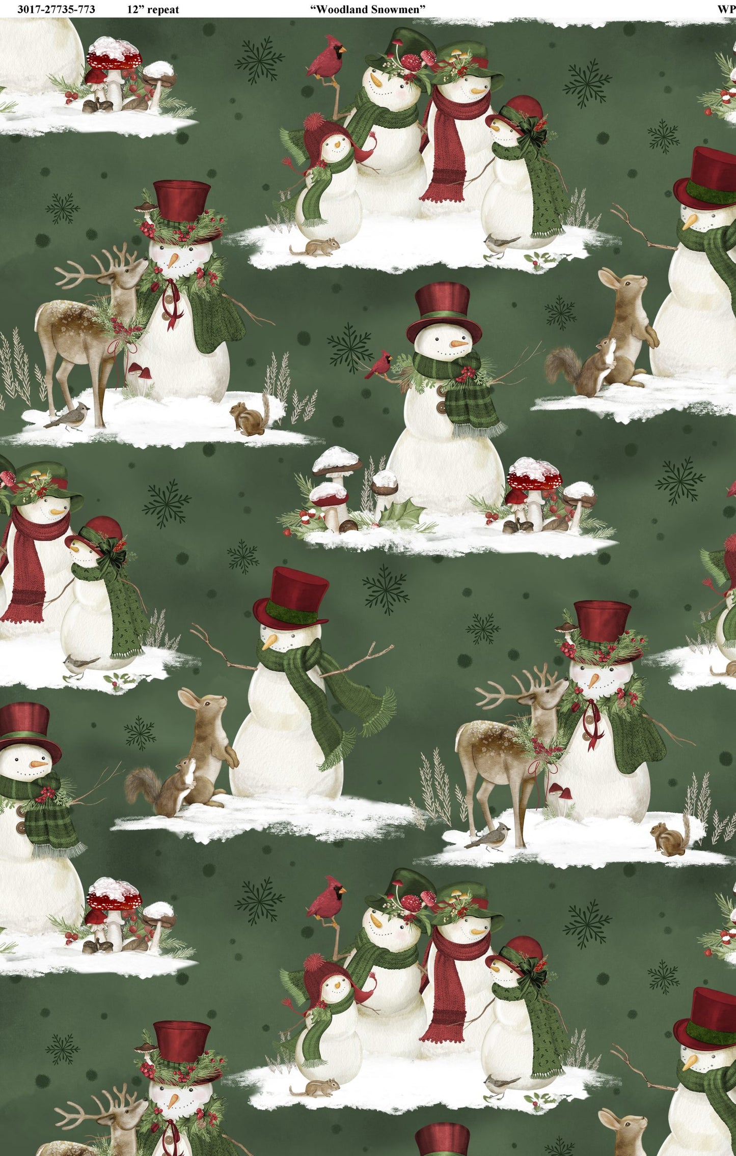 Woodland Snowmen