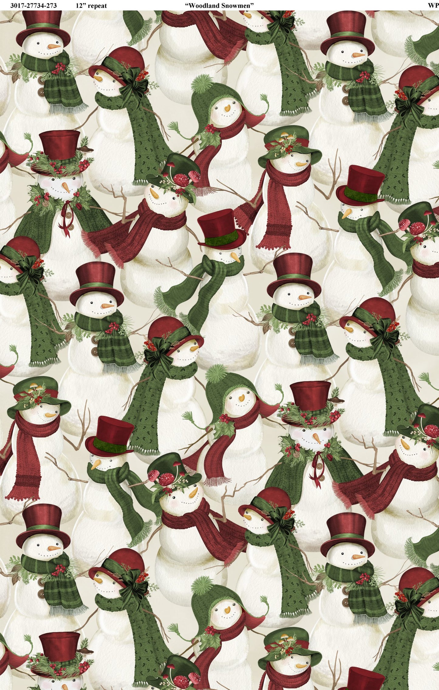 Woodland Snowmen